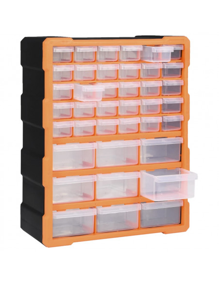 Mobile Contenitore con 39 Cassetti 38x16x47 cm