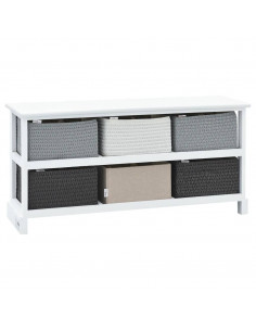 Mobile Contenitore Con 6 Cassetti In Legno