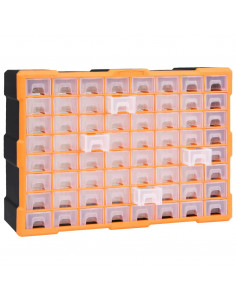 Mobile Contenitore con 64 Cassetti 52x16x37,5 cm