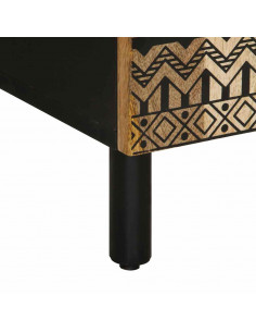 Mobile da Bagno 38x33,5x160 cm in Legno Massello di Mango