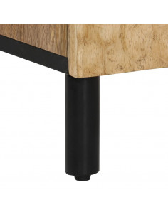 Mobile da Bagno 38x33x160 cm in Legno Massello di Mango