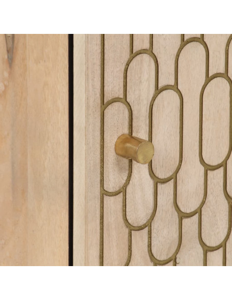 Mobile da Bagno 38x33x160 cm in Legno Massello di Mango