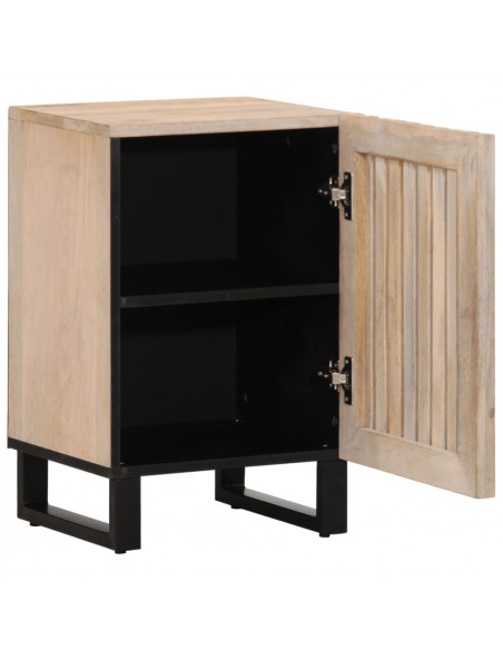 Mobile da Bagno 38x34x58 cm in Legno Massello di Mango