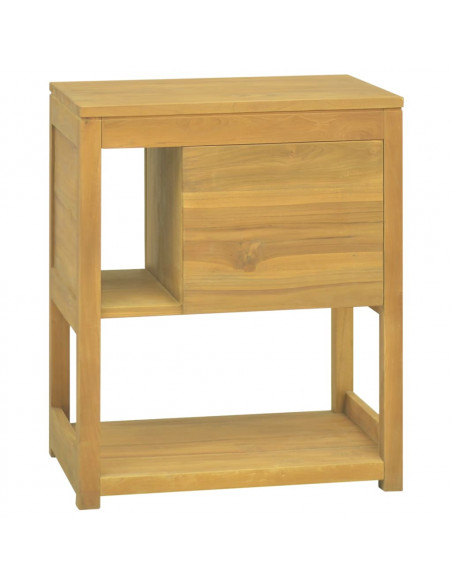 Mobile da Bagno 60x40x75 cm in Legno Massello di Teak