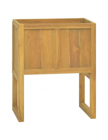 Mobile da Bagno 60x45x75 cm in Legno Massello di Teak