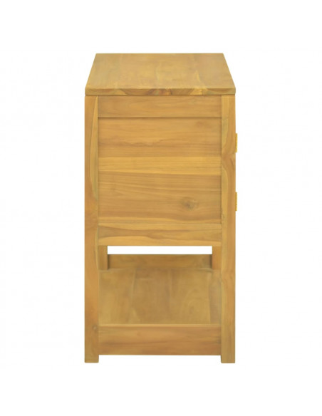 Mobile da Bagno 85x40x75 cm in Legno Massello di Teak