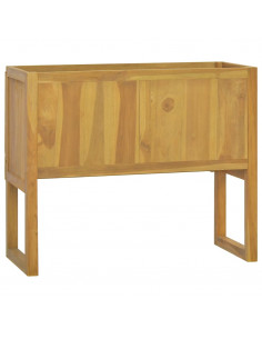 Mobile da Bagno 90x45x75 cm in Legno Massello di Teak