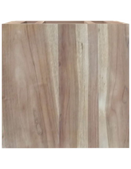 Mobile da Bagno a Parete 41x38x40 cm in Legno Massello di Teak