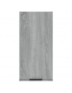 Mobile da Bagno a Parete Grigio Sonoma 32x20x67 cm