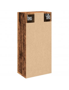 Mobile da Bagno a Parete Legno Antico 32x20x67 cm