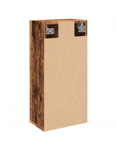 Mobile da Bagno a Parete Rovere Artigianale 32x20x67 cm