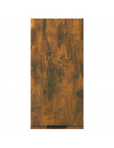 Mobile da Bagno a Parete Rovere Fumo 32x20x67 cm