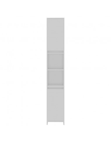 Mobile da Bagno Bianco 30x30x183,5 cm in Legno Multistrato
