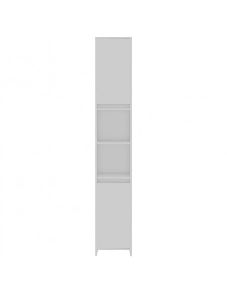 Mobile da Bagno Bianco 30x30x183,5 cm in Legno Multistrato