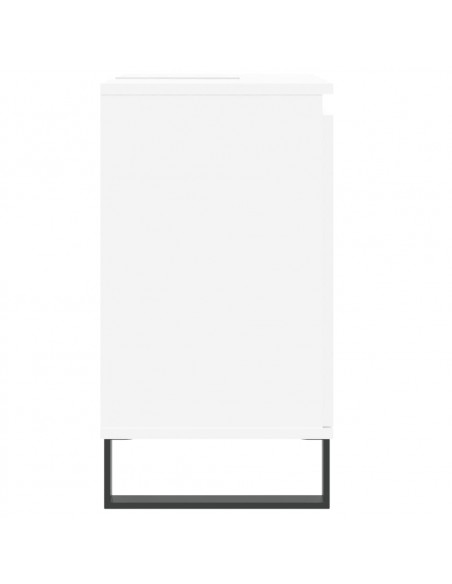 Mobile da Bagno Bianco 58x33x60 cm in Legno Multistrato