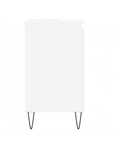 Mobile da Bagno Bianco 58x33x60 cm in Legno Multistrato