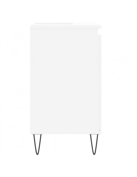 Mobile da Bagno Bianco 58x33x60 cm in Legno Multistrato