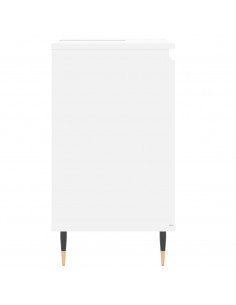 Mobile da Bagno Bianco 58x33x60 cm in Legno Multistrato