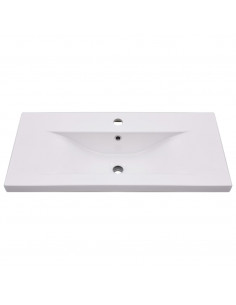 Mobile da Bagno con Lavabo Integrato Bianco in Truciolato