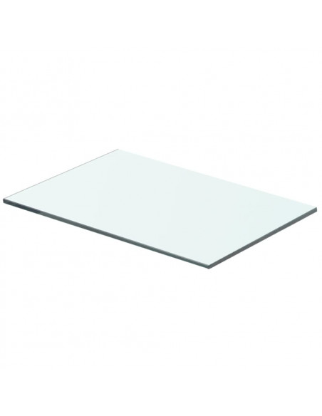 Mensole in Vetro Trasparente 2 pz 40x20 cm