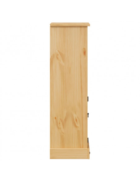 Mobile da Bagno Corona 45x33x110 cm in Legno Massello di Pino