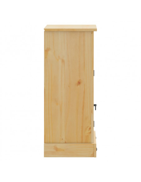 Mobile da Bagno Corona 45x33x80 cm in Legno Massello di Pino