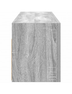 Mobile da Bagno Grigio Sonoma 100x25x30 cm in Truciolato