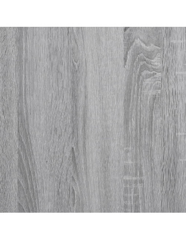 Mobile da Bagno Grigio Sonoma 33x33x120,5cm Legno Multistrato