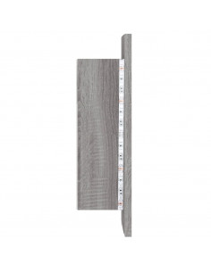 Mobile da Bagno Grigio Sonoma 40x12x45cm in Legno Multistrato