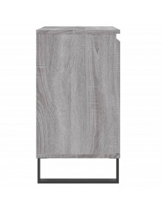 Mobile da Bagno Grigio Sonoma 58x33x60 cm in Legno Multistrato
