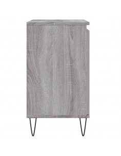 Mobile da Bagno Grigio Sonoma 58x33x60 cm in Legno Multistrato