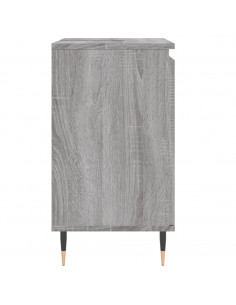 Mobile da Bagno Grigio Sonoma 58x33x60 cm in Legno Multistrato