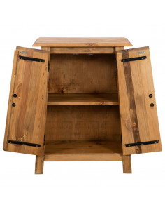 Mobile da Bagno in Legno Massello di Pino 59x32x80 cm