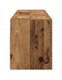 Mobile da Bagno Legno Antico 100x25x30 cm in Truciolato