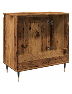 Mobile da Bagno Legno Antico 58x33x60 cm in Truciolato