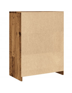 Mobile da Bagno Legno Antico 60x33x80 cm in Legno Multistrato