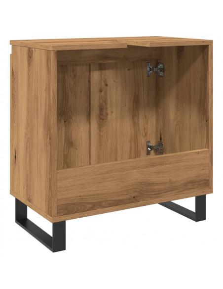 Mobile da Bagno Rovere Artigianale 58x33x60 cm in Truciolato