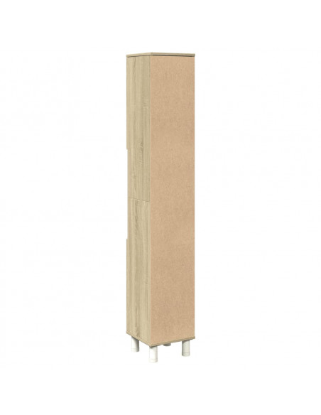 Mobile da Bagno Rovere Sonoma 30,5x30x179cm in Truciolato