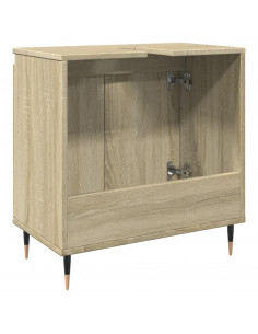 Mobile da Bagno Rovere Sonoma 58x33x60 cm in Legno Multistrato