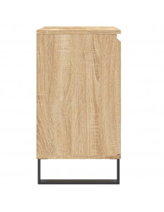 Mobile da Bagno Rovere Sonoma 58x33x60 cm in Legno Multistrato