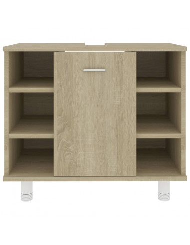 Mobile da Bagno Rovere Sonoma 60x32x53,5cm in Legno Multistrato