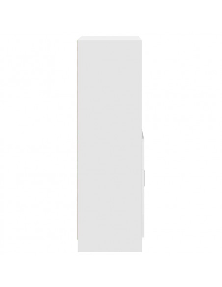 Mobile da Cucina Bianco 57x41,5x131,5 cm in Truciolato