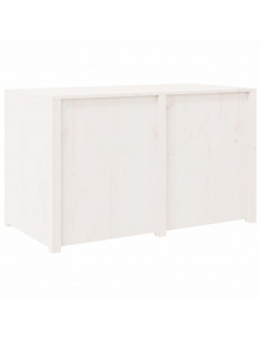 Mobile da Cucina da Esterno Bianco 106x55x64 cm Legno Massello di Pino