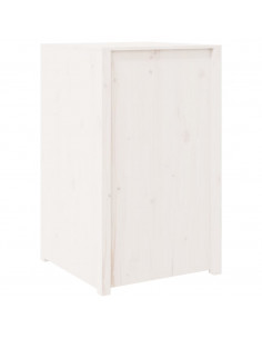 Mobile da Cucina da Esterno Bianco 55x55x92 cm Legno Massello di Pino
