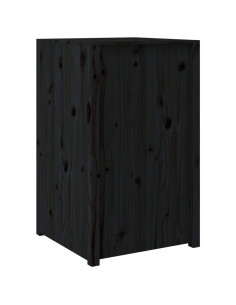Mobile da Cucina da Esterno Nero 55x55x92 cm Legno Massello di Pino