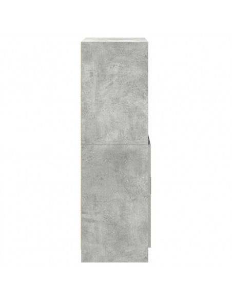 Mobile da Cucina Grigio Cemento 57x41,5x131,5 cm in Truciolato