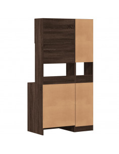 Mobile da Cucina Rovere Marrone 95x50x180 cm Legno Multistrato