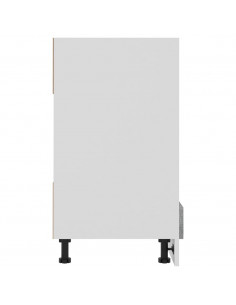 Mobile da Forno Grigio Sonoma 60x46x81,5 cm Legno Multistrato