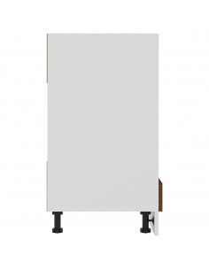 Mobile da Forno Rovere Marrone 60x46x81,5 cm Legno Multistrato