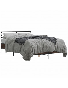 Giroletto Rovere Marrone 120x190cm in Legno Multistrato Metallo 2